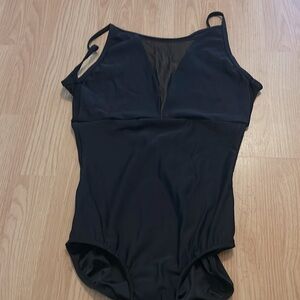 Black eleve cami leotard